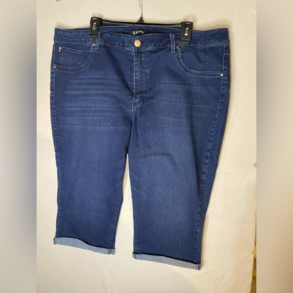d. jeans Dark Blue capri